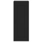 Highboard Schwarz 34,5x34x180 cm Holzwerkstoff Highboard Schwarz 34,5x34x180 cm Holzwerkstoff