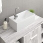 Waschbecken Weiß 48x25x15 cm Keramik Waschbecken Weiß 48x25x15 cm Keramik