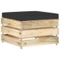 vidaXL 3-tlg. Garten-Lounge-Set mit Kissen Grün Imprägniertes Holz vidaXL 3-tlg. Garten-Lounge-Set mit Kissen Grün Imprägniertes Holz