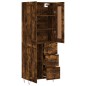 Highboard Räuchereiche 69,5x34x180 cm Holzwerkstoff Highboard Räuchereiche 69,5x34x180 cm Holzwerkstoff