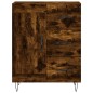 Highboard Räuchereiche 69,5x34x180 cm Holzwerkstoff Highboard Räuchereiche 69,5x34x180 cm Holzwerkstoff