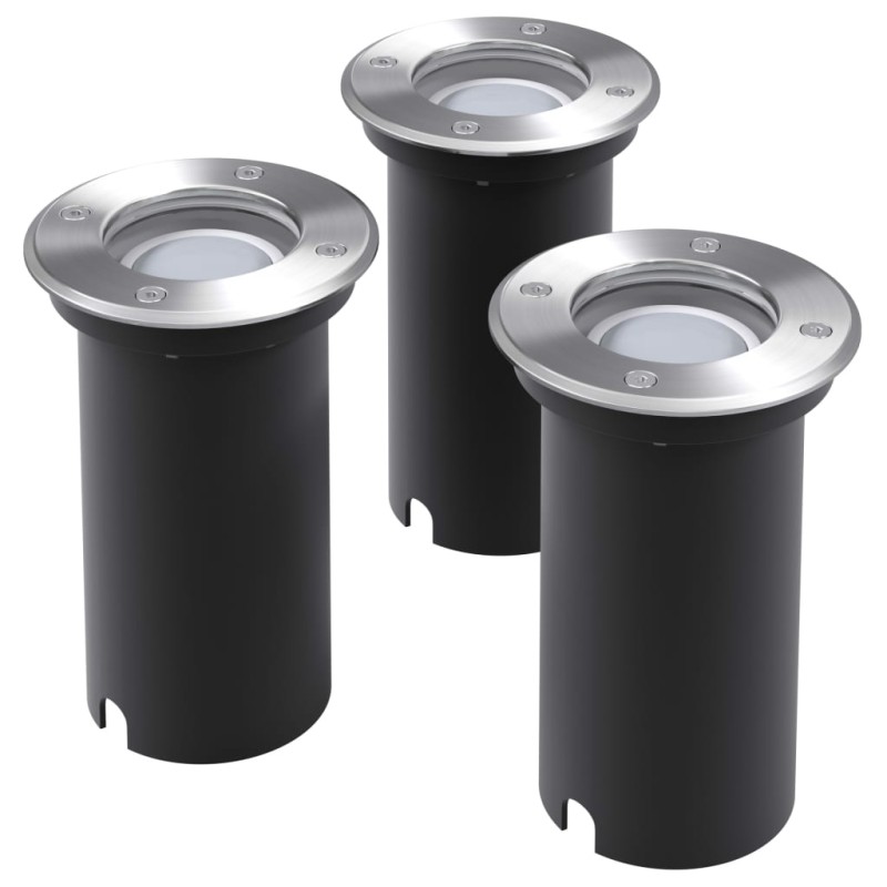 LED-Bodeneinbaustrahler 3 Stk. Outdoor Rund LED-Bodeneinbaustrahler 3 Stk. Outdoor Rund