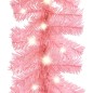Weihnachtsgirlande mit LED 10 m Rosa Weihnachtsgirlande mit LED 10 m Rosa