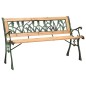 Gartenbank 122 cm Gusseisen und Massivholz Tanne Gartenbank 122 cm Gusseisen und Massivholz Tanne