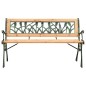 Gartenbank 122 cm Gusseisen und Massivholz Tanne Gartenbank 122 cm Gusseisen und Massivholz Tanne