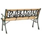 Gartenbank 122 cm Gusseisen und Massivholz Tanne Gartenbank 122 cm Gusseisen und Massivholz Tanne
