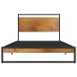 vidaXL Bettgestell Metall 90x200 cm