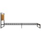 vidaXL Bettgestell Metall 90x200 cm