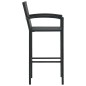 Barhocker 4 Stk. Schwarz Poly Rattan Barhocker 4 Stk. Schwarz Poly Rattan