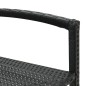 Barhocker 4 Stk. Schwarz Poly Rattan Barhocker 4 Stk. Schwarz Poly Rattan