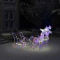 Rentiere & Schlitten Weihnachtsdekoration 160 LEDs 130 cm Acryl Rentiere & Schlitten Weihnachtsdekoration 160 LEDs 130 cm Acryl
