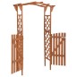 vidaXL Pergola mit Tor 116x40x204 cm Massivholz Tanne vidaXL Pergola mit Tor 116x40x204 cm Massivholz Tanne