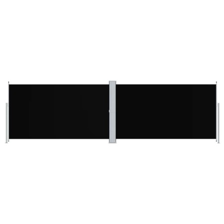 Seitenmarkise Ausziehbar Schwarz 180x600 cm