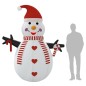 Aufblasbarer Schneemann mit LEDs 250 cm Aufblasbarer Schneemann mit LEDs 250 cm