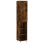 Highboard Räuchereiche 34,5x34x180 cm Holzwerkstoff Highboard Räuchereiche 34,5x34x180 cm Holzwerkstoff