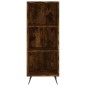 Highboard Räuchereiche 34,5x34x180 cm Holzwerkstoff Highboard Räuchereiche 34,5x34x180 cm Holzwerkstoff