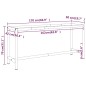 Werkbankgestell Mattschwarz und Mattrot 170x50x79 cm Metall Werkbankgestell Mattschwarz und Mattrot 170x50x79 cm Metall