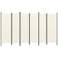 vidaXL 6-tlg. Raumteiler Cremeweiß 300x180 cm vidaXL 6-tlg. Raumteiler Cremeweiß 300x180 cm
