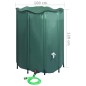 Regenwassertank Faltbar mit Hahn 1000 L Regenwassertank Faltbar mit Hahn 1000 L