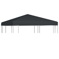 vidaXL Pavillondach 310 g/m² 3x3 m Grau 