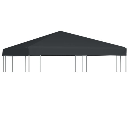 vidaXL Pavillondach 310 g/m² 3x3 m Grau 