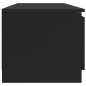 vidaXL TV-Schrank Schwarz 140x40x35,5 cm Holzwerkstoff vidaXL TV-Schrank Schwarz 140x40x35,5 cm Holzwerkstoff