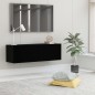 vidaXL TV-Schrank Schwarz 100x30x30 cm Holzwerkstoff vidaXL TV-Schrank Schwarz 100x30x30 cm Holzwerkstoff
