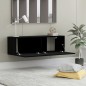 vidaXL TV-Schrank Schwarz 100x30x30 cm Holzwerkstoff vidaXL TV-Schrank Schwarz 100x30x30 cm Holzwerkstoff
