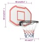 Basketballkorb Weiß 90x60x2 cm Polyethylen Basketballkorb Weiß 90x60x2 cm Polyethylen