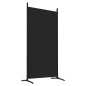 vidaXL 4-tlg. Paravent Schwarz 346x180 cm Stoff vidaXL 4-tlg. Paravent Schwarz 346x180 cm Stoff
