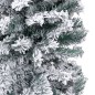 Schlanker Künstlicher Weihnachtsbaum Beschneit Grün 180 cm PVC Schlanker Künstlicher Weihnachtsbaum Beschneit Grün 180 cm PVC