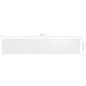 vidaXL Balkon-Sichtschutz Weiß 120x600 cm Oxford-Gewebe vidaXL Balkon-Sichtschutz Weiß 120x600 cm Oxford-Gewebe