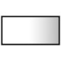 LED-Badspiegel Schwarz 80x8,5x37 cm Acryl LED-Badspiegel Schwarz 80x8,5x37 cm Acryl