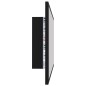 LED-Badspiegel Schwarz 80x8,5x37 cm Acryl LED-Badspiegel Schwarz 80x8,5x37 cm Acryl