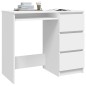 Schreibtisch Weiß 90x45x76 cm Holzwerkstoff Schreibtisch Weiß 90x45x76 cm Holzwerkstoff
