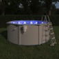vidaXL Unterwasser-LED-Poollampe mit Fernbedienung Weiß