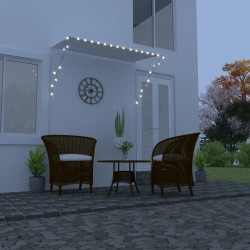 vidaXL Einziehbare Markise mit LED 250×150 cm Creme