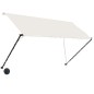 vidaXL Einziehbare Markise mit LED 250×150 cm Creme vidaXL Einziehbare Markise mit LED 250×150 cm Creme