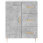 Highboard Betongrau 69,5x34x180 cm Holzwerkstoff Highboard Betongrau 69,5x34x180 cm Holzwerkstoff