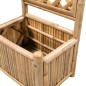 vidaXL Pflanzenbehälter mit Spalier Bambus 40 cm vidaXL Pflanzenbehälter mit Spalier Bambus 40 cm