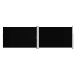 Seitenmarkise Ausziehbar Schwarz 200x600 cm
