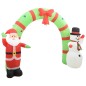 vidaXL Aufblasbarer Weihnachtsmann und Schneemann Deko Bogen LED 223cm vidaXL Aufblasbarer Weihnachtsmann und Schneemann Deko Bogen LED 223cm