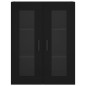 Highboard Schwarz 69,5x34x180 cm Holzwerkstoff Highboard Schwarz 69,5x34x180 cm Holzwerkstoff