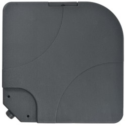 vidaXL Sonnenschirmständer Sand / Wasser 60 L
