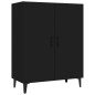 Sideboard Schwarz 70x34x90 cm Holzwerkstoff Sideboard Schwarz 70x34x90 cm Holzwerkstoff