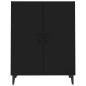 Sideboard Schwarz 70x34x90 cm Holzwerkstoff Sideboard Schwarz 70x34x90 cm Holzwerkstoff