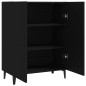Sideboard Schwarz 70x34x90 cm Holzwerkstoff Sideboard Schwarz 70x34x90 cm Holzwerkstoff