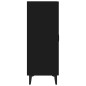 Sideboard Schwarz 70x34x90 cm Holzwerkstoff Sideboard Schwarz 70x34x90 cm Holzwerkstoff