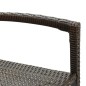 vidaXL Barhocker 2 Stk. Braun Poly Rattan vidaXL Barhocker 2 Stk. Braun Poly Rattan