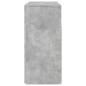 Sideboard mit LED-Leuchten Betongrau 80x35x75 cm Sideboard mit LED-Leuchten Betongrau 80x35x75 cm